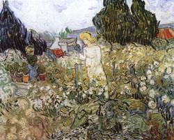 Vincent Van Gogh Mlle.Gachet in Her Garden at Auvers-sur-Oise China oil painting art